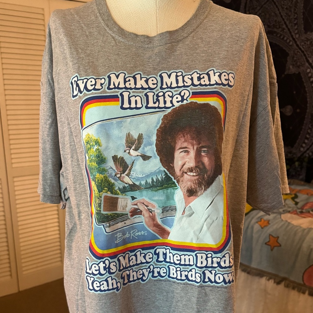 bob ross tshirt